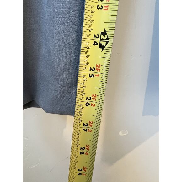 Calvin Klein Dress Pants Women Sz 10 Gray Zip Pocket Tab Waist Tapered Leg - Picture 5 of 5